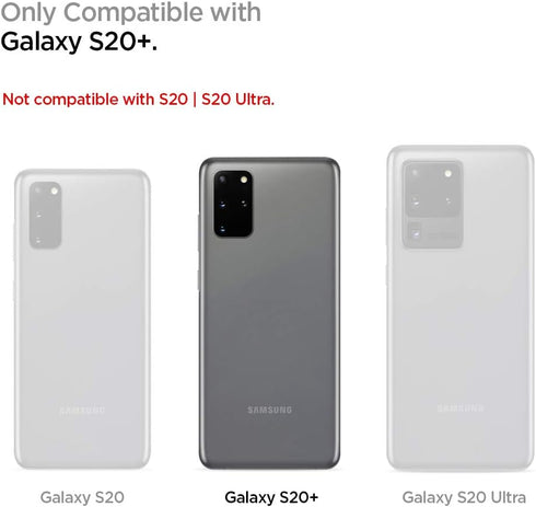 Spigen Liquid Air Designed for Samsung Galaxy S20 Plus Case (2020) - Matte Black...