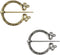 Unique Medieval Cloak Shawl Brooches Pins Personalized Viking Bar Horn Badges Pins Geometric Penannular Broaches for Women Buckle Cape Clasp Pin...