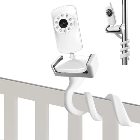Clamp Mount for Hello Baby Monitor HB30 HB32 HB35 HB50 - Flexible Twist Mount with Adjustable Clamp for Hellobaby Monitor in Crib Cot Shelf...