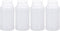 PE Plastic Food Grade Bottles, Wide Mouth Lab Reagent Bottle, Liquid/Solid Sample Seal Sample Storage Container Chemical Bottle (Translucent, 8.4o...