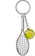 Tennis Keychain Mini Metal Tennis keychains Cute Tennis Racket Ball Keychain Perfect Gifts...