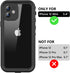 for iPhone 12 Mini Waterproof Case with Built-in Screen Protector, Shockproof Dustproof Full Body Protective IP68 Waterproof Phone Case for iPhone...