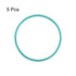 uxcell Fluorine Rubber O-Rings, 55mm OD 50.2mm ID 2.4mm Width FKM Seal Gasket for Machinery Plumbing, Green, Pack of 5...