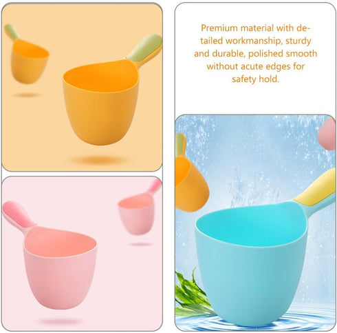 3pcs baby water scoop shampoo ladle bathing water ladles bath dipper water scoop ladle shampoo rinse cup hair bath rinse cup bath spoon take a bat...