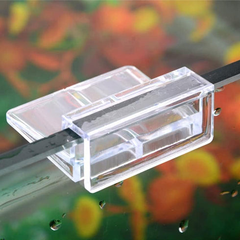 8pcs Aquarium Glass Cover Clip Clear Acrylic Support Holder for Aquarium Fish Tank (5mm)...