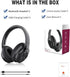 B7 Pro. Over The Ear Headphones Wireless Bluetooth 65 Hours Playtime Foldable Deep Bass HIFI Stereo Wireless Headsets with Mic Lightweight Memory ...