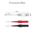 10PCS Multimeter Test Lead Extention Back Probes Sharp Needle Micro Pin Stainless Steel for Banana Socket Tester...