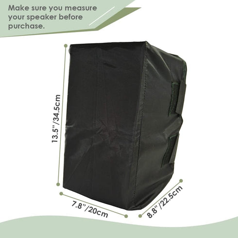 Outdoor Speaker Cover Weatherproof Outdoor Wall Mounted Speaker Cover Waterproof Speaker Protection Cover for Winter with Windproof Elastic Hem 2 ...