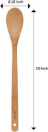 Helen’s Asian Kitchen Bamboo Kitchen Spoon Cooking Utensil, 15-Inch...