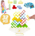 32PCS Tetra Tower Game Balance Stacking Blocks, Tetra Tower Balancing Stacking Board Games Building Blocks Puzzle Toy, Family Games Birthday for K...