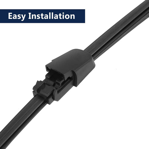 X AUTOHAUX Rear Windshield Wiper Blade Arm Set 335mm 13 Inch for Volkswagen Jetta 2011 2012 2013 2014 2015 2016 2017 2018...