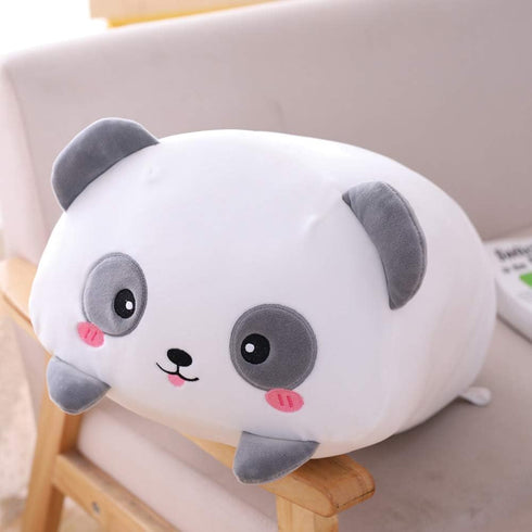 Panda Plush Stuffed Animal, Cute Panda Plushie Cylindrical Body Pillow Toy Gifts for Kids Birthday, Valentine, Christmas, 8inch...