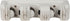 Home Basics Mop and Broom Wall Mounted Rack Organizer, 3 Slots and 4 Hooks...
