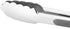 304 Stainless Steel Kitchen Cooking Tongs, 9" and 12" Set of 2 Sturdy Grilling Barbeque Brushed Locking Food Tongs with Ergonomic Grip, Grey...
