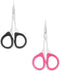 NC 2 Pieces Sewing and Embroidery Scissors Curved, Sharp, Stainless-Steel Design | Precision Tips, Ergonomic Rubber Handle Grip Small, Compact DIY...