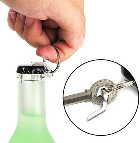 5Pcs EDC Mini Bottle Opener Keychain Tools Outdoor EDC Camping Equipment Pocket Lightweight Tools...