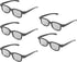 SUPVOX Tv Projector 5 Pairs 3D Viewing Glasses for Movies Game Ultra-Light 3D Glasses Movie Polarizer for Theater Screens Computer Monitors Polari...