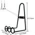 Plate Stand Holder for Wall Hanging Display Rack Art Hanger Metal Easel Photo Holder Books Bowls Platters (4, 6"x3.5"x3")...