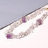 Drusy Quartz Amethyst Clear Quartz Choker Necklace for Women Healing Crystal Yoga Balance Meditation Chip Tumbled Gemstone Jewelry Gift...