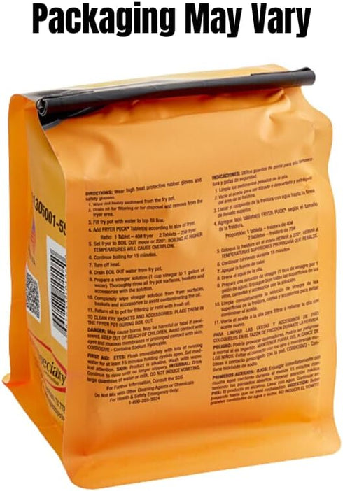 Fryer Puck 401304001 4oz Deep Fryer Cleaner Tablets (5 Tabs/Box)...