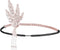 Cizoe Art Deco 1920s Flapper Great Gatsby Leaf Wedding Bridal Tiara Pearl Headpiece...