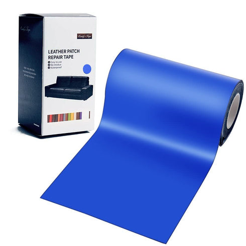 Leather Repair Tape Patch kit Blue,3X60 inch Waterproof Self Adhesive Patch for Couch,Sofa, Car Seat, Handbag, Furniture, Drivers Seat, Computer C...