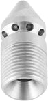Sewer Jetter Nozzle, Stainless Steel SS304 Pressure Washer Sewer Cleaning Pipe Drain Jetting Nozzle with 3/8BSP Male Thread for Sewer and Drain Cl...
