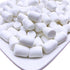 SBN Craft Supplies 50pc White Small Simulation Marshmallow Set Hard Resin Fake Marshmallows Cabochon Charm decoden cabochons Polymer Clay Charms F...
