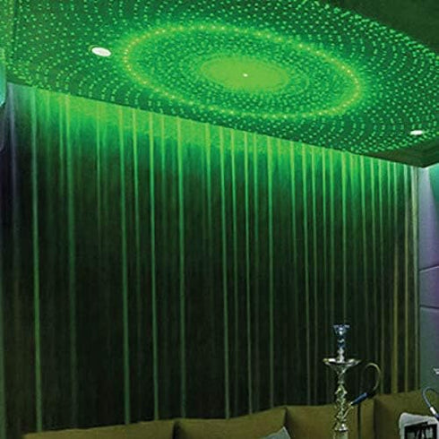 USB Star Atmosphere Decorations Multiple Lighting Modes Green Light for Car Interior, Ceiling, Bedroom, Party, etc...