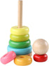Stacking Rings Toy Wooden Rainbow Stacker Toddler Learning Toys for 18 Months 2 Year Old Baby Boys Girls Non-toxic...