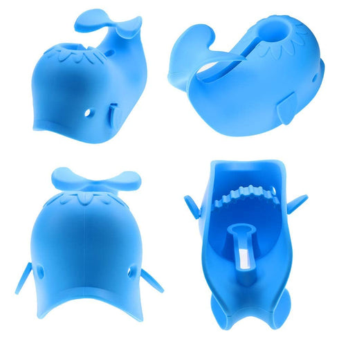 Bath Spout Cover for Bathtub,Baby Shower Protector Cover A Fun Way to Protects Baby from Bumping Head During Bathing Time Cute Soft Whale Design M...
