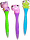Inkology Bug Eye Pens, Set of 6 Pens, Assorted Farm Designs (179-9) , purple...