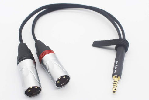 Youkamoo 4.4mm to Dual XLR Male Balanced Headphone Audio Adapter Cable 1 FT, 4.4mm to XLR Balanced Adapter Cable...