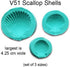 Scott Clark Woolley Scallop Shell Molds (set of 3)...