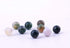 Natural Stone Beads 100pcs 6mm India Agate Round Genuine Real Stone Beading Loose Gemstone Hole Size 1mm DIY Smooth Beads for Bracelet Necklace Ea...