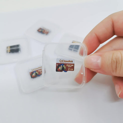 Pack of 5 Parrot-Prime Micro SD Card 2GB Flash Memory Card C6 with SD Adapter, Card Reader (2GB)...