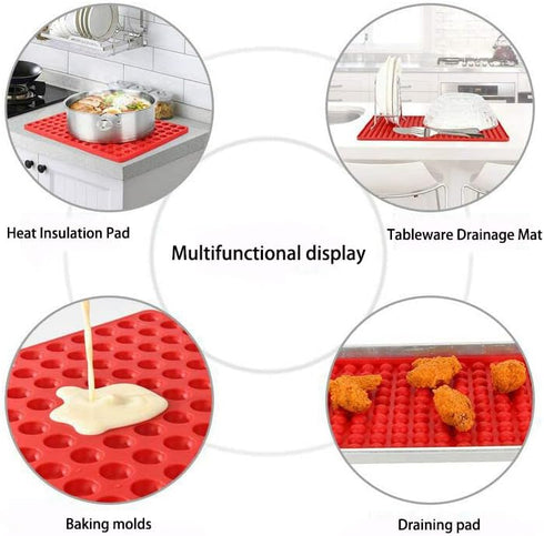 468-Cavity Mini Round Silicone Mold,Chocolate Drops Molds,Dog Treats Baking,Semi Sphere Gummy Candy Molds for Small Jelly, Cookie, Candy, Biscuit...