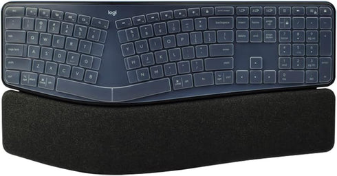 Ultra Thin Desktop PC Silicone Clear Keyboard Cover Skin Protector Compatible with Logitech Ergo K860 Wireless Ergonomic Keyboard (NOT for Other D...