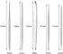 Ceramic Pottery & Clay Ribbon Sculpting Tool Kit (Set of 5)...