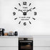 VANGOLD Wall Clock Oversized Wall Clocks for Living Room Decor, Decorative Wall Clocks Battery Operated (Black Home Decoration)...