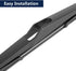 X AUTOHAUX 315mm 12" Car Rear Windshield Wiper Blade Arm Set for Nissan Kicks 2017...