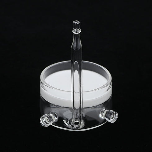 CO2 Diffuser Glass Reactor with U Shape Connecting Tube for Pollen Aquarium Plants Tank(CO2 Diffuser-Large Flat-Bottomed)...