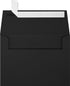 LUXPaper A6 Invitation Envelopes | Peel & Press | 4 3/4" x 6 1/2" | Midnight Black | 80lb. Text | 50 Qty...