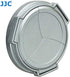 JJC ALC-LX100 Silver Self-Retaining Auto Open Close Lens Cap for Panasonic LUMIX DMC-LX100 and Leica D-LUX(Typ 109) Camera Replaces DMW-LFAC1...