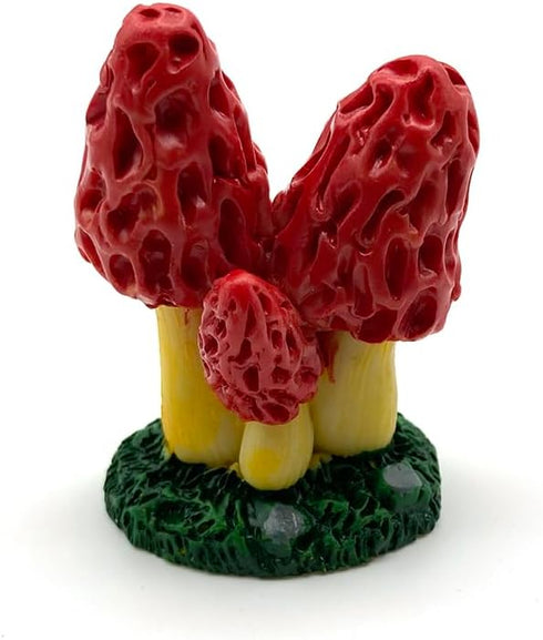 3pcs Mini Mushroom Figurines Lawn Garden Cute Micro Decoration Statues Figurines for Garden Ornaments Plant Pots Bonsai Landscape Model Ornaments ...