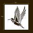 Hummingbird Stencil | Inspirational Awesome Street Art Graffiti Spring Nature Bird Hummingbird Stencils for Painting on Wood, Glass, Wall, Rock, F...
