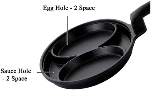 2 Space Non-Stick Coated Egg Pan...