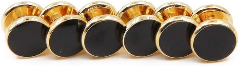 8 Pieces Men Round Cufflinks and Button Studs Set,Cuff Links for Formal Business Wedding Tuxedo Shirt Accessories...