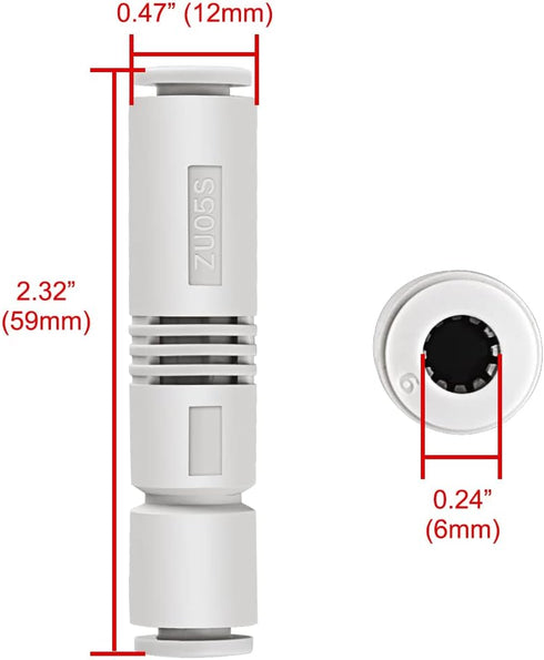 Pneumatic Fitting Vacuum Ejector, ZU05S, 6mm Push in One Touch Tube Type...