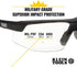 Klein Tools 60159 Safety Glasses, PPE Protective Eyewear with Semi Frame, Scratch Resistant and Anti-Fog, Clear Lens...